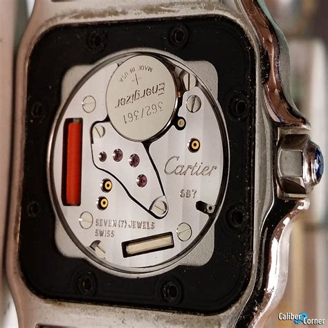 cartier tank movement|cartier watch with japanese movement.